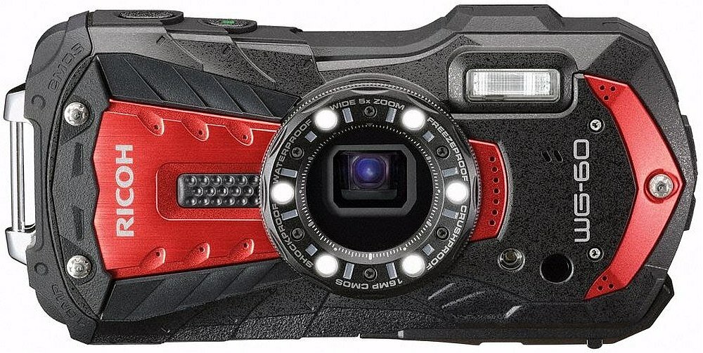 Aparat RICOH WG-60 zdjęcia matryca obiektyw
