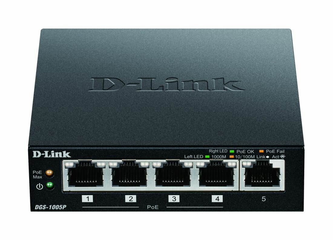 Switch D-LINK DGS-1005P - Cicha praca 