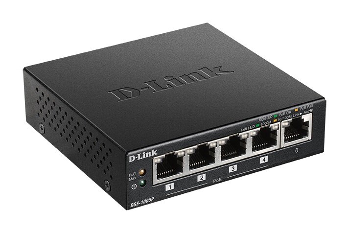 Switch D-LINK DGS-1005P - PoE 