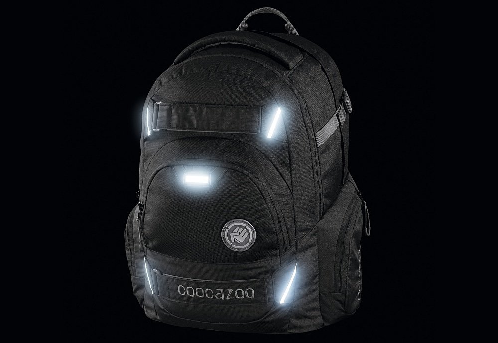 Plecak szkolny COOCAZOO CarryLarry II Solid odblaski