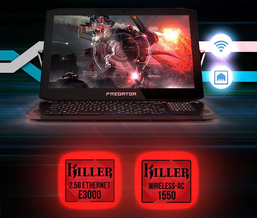 Laptop ACER Predator Triton 900 - łączność