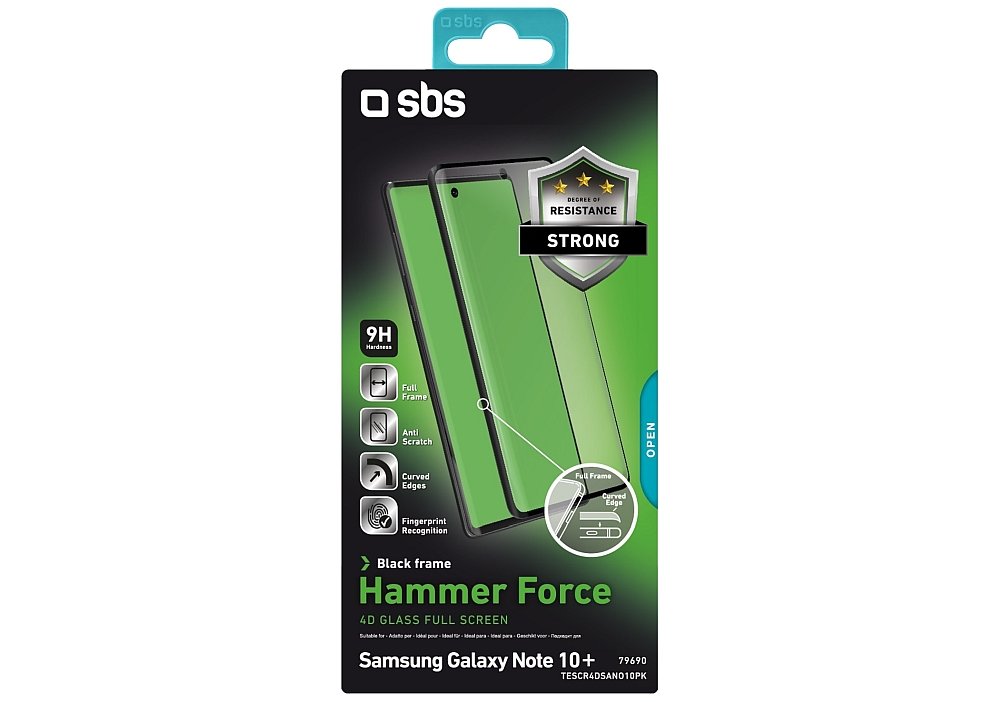 SZKŁO OCHRONNE SBS DO SAMSUNG NOTE 10 aplikacja instrukcja zakładanie