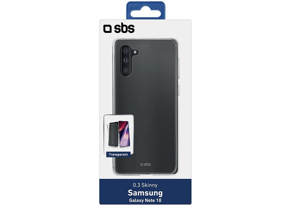 ETUI TRANSPARENTNE SKINNY SBS DO SAMSUNG NOTE 10 jack gniazda