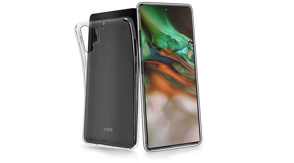 ETUI TRANSPARENTNE SKINNY SBS DO SAMSUNG NOTE 10 materiał ochrona