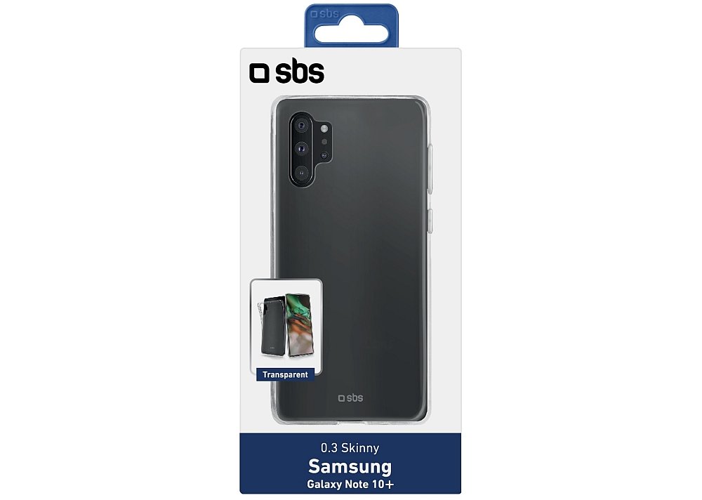 ETUI TRANSPARENTNE SKINNY SBS DO SAMSUNG NOTE 10 jack gniazda
