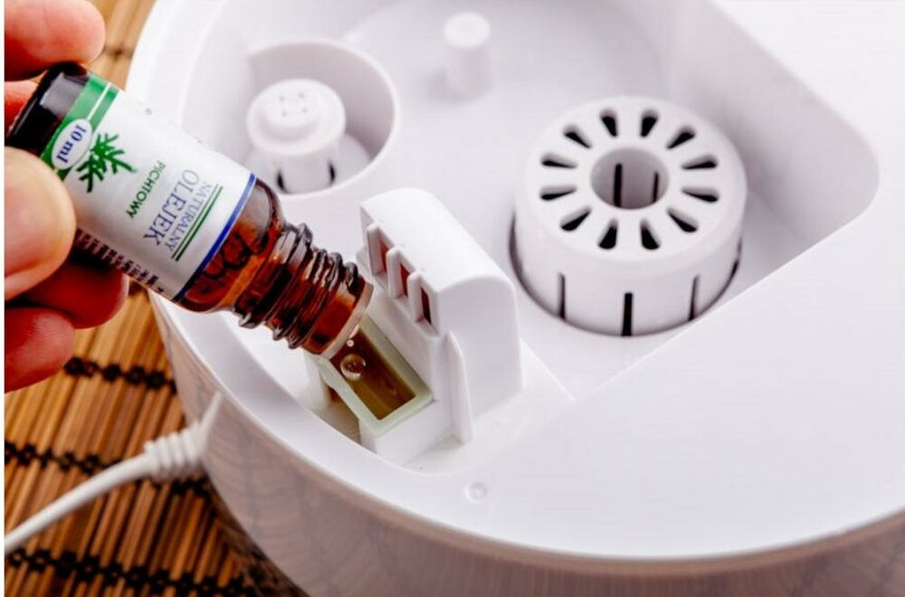 ELDOM-NU20-Aroma nawilżacz funkcja aromaterapii relaks delikatny przyjemny zapach