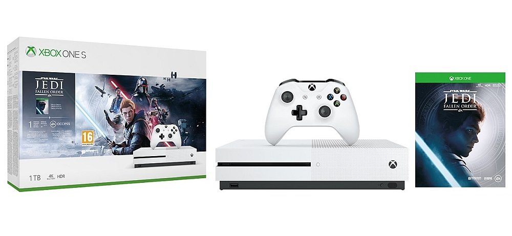 Konsola MICROSOFT XBOX ONE S gra w zestawie