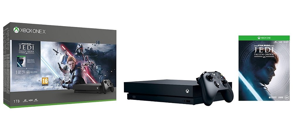 Konsola MICROSOFT XBOX ONE X gra w zestawie
