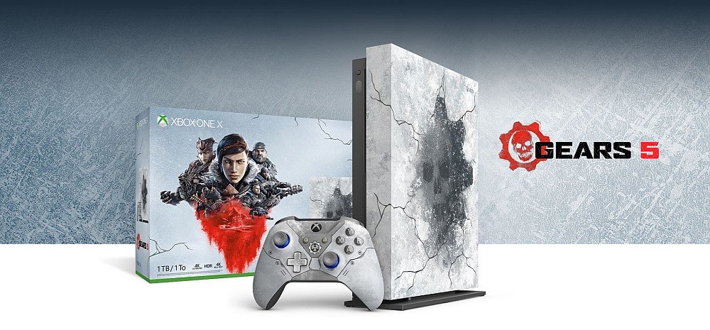 Konsola MICROSOFT XBOX ONE X gra w zestawie