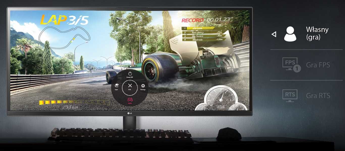 Monitor LG 29WL500 - Game Mode