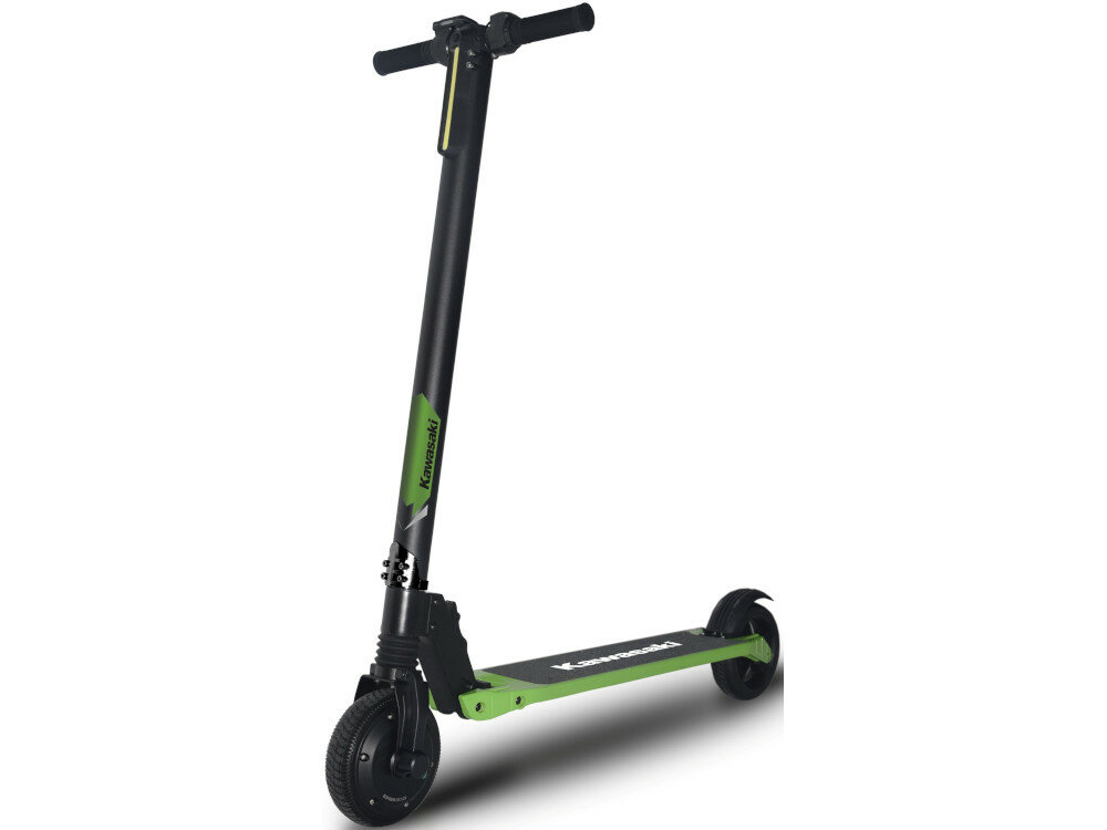 Hulajnoga elektryczna KAWASAKI KX-FS6.5A Zielono-czarny front bok wyglad
