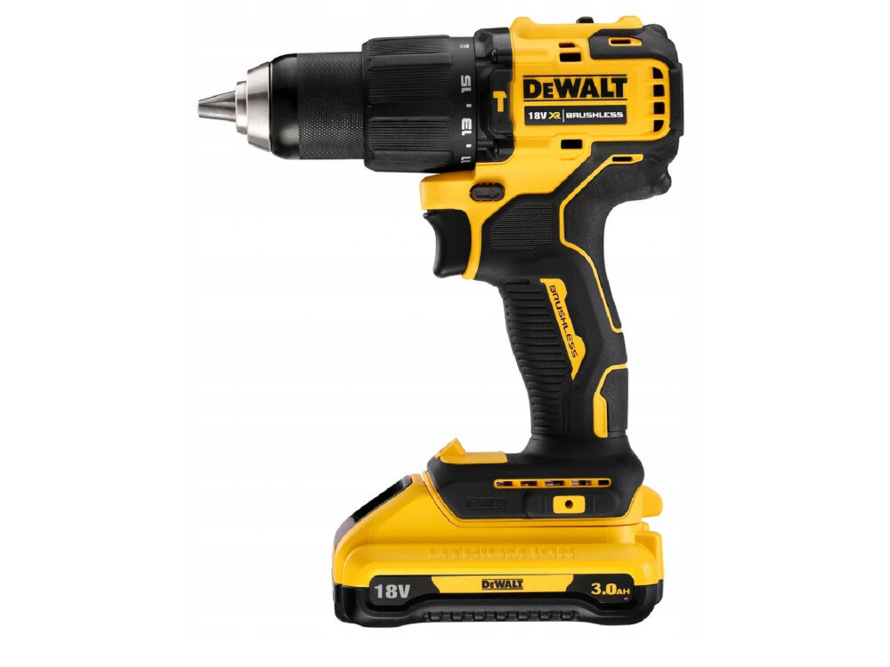Wiertarko-wkrętarka DEWALT DCD709L2T świetne parametry techniczne solidne niezawodne do pracy w drewnie w stali w murze funkcja udaru dla wymagających osób duża moc