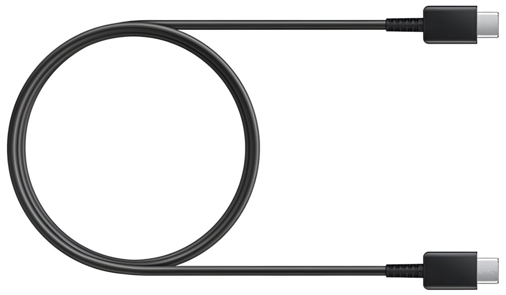 Kabel USB-C USB-C Samsung detal złącza czarny