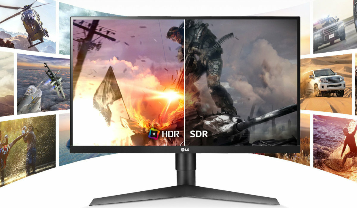 LG 27GL650F niebieskie swiatlo