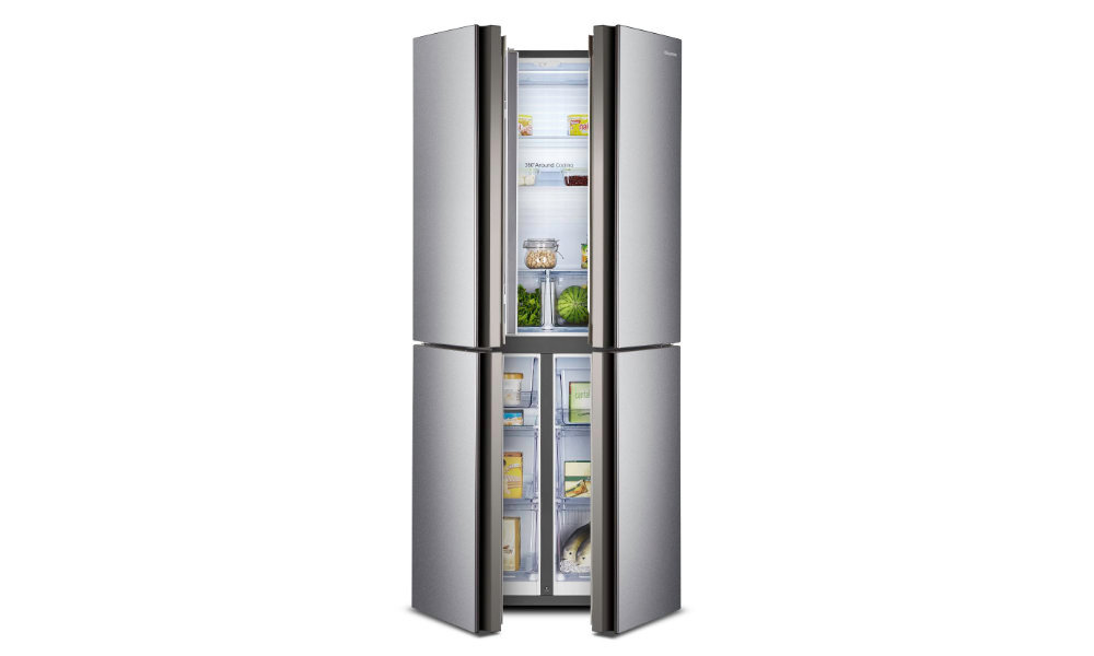 Lodówka HISENSE RQ515N4AC2 - 4 sekcje, więcej oszczędności energii