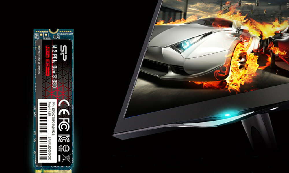 SILICON POWER P34A80 256GB SSD baner