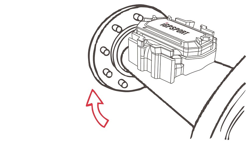 BEZPRZEWODOWY CZUJNIK KADENCJI IGPSPORT C61 ANT+ instalacja montaż instrukcja