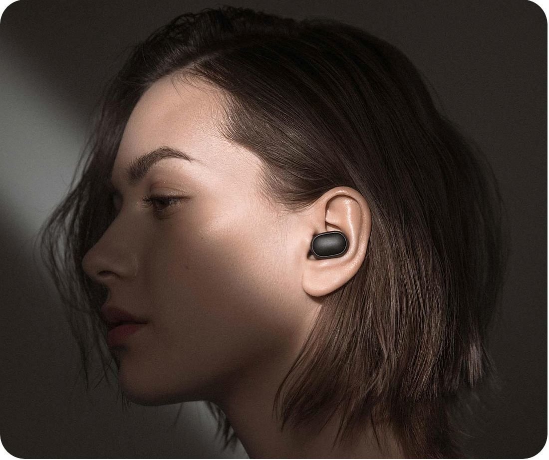 Słuchawki dokanałowe XIAOMI Redmi AirDots Czarny - waga