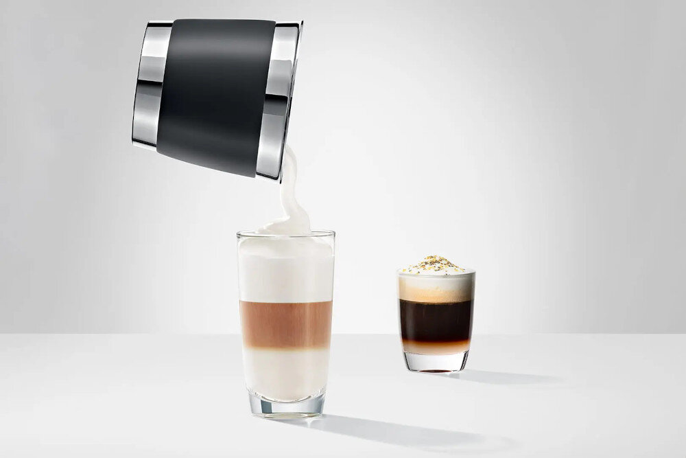 Spieniacz JURA 24019 Aksamitna pianka codziennie moc tworzy lekką i puszystą piankę konsystencja w kilka chwil wygoda komfort smak