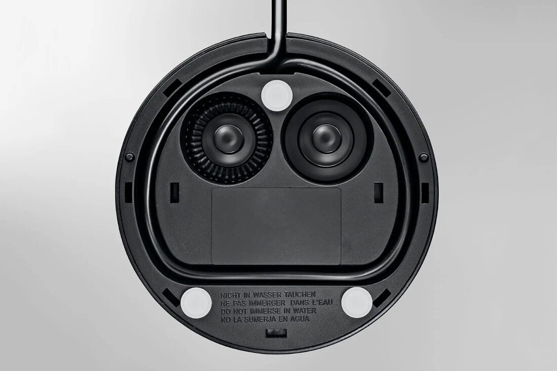 Spieniacz JURA 24019 Kompaktowe wymiary Wymiary 12,5 × 20,9 × 12,5 cm  Przewód i nasadki można przechowywać w podstawie