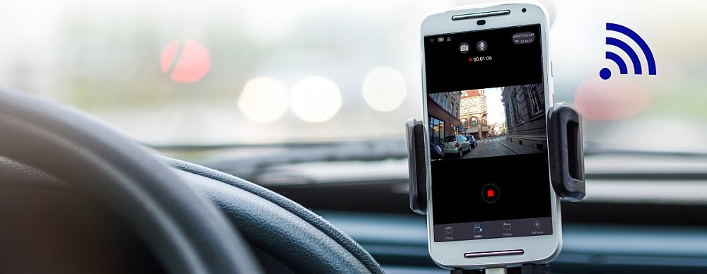 WIDEOREJESTRATOR MIKAVI PQ4 aplikacja wifi smartfon
