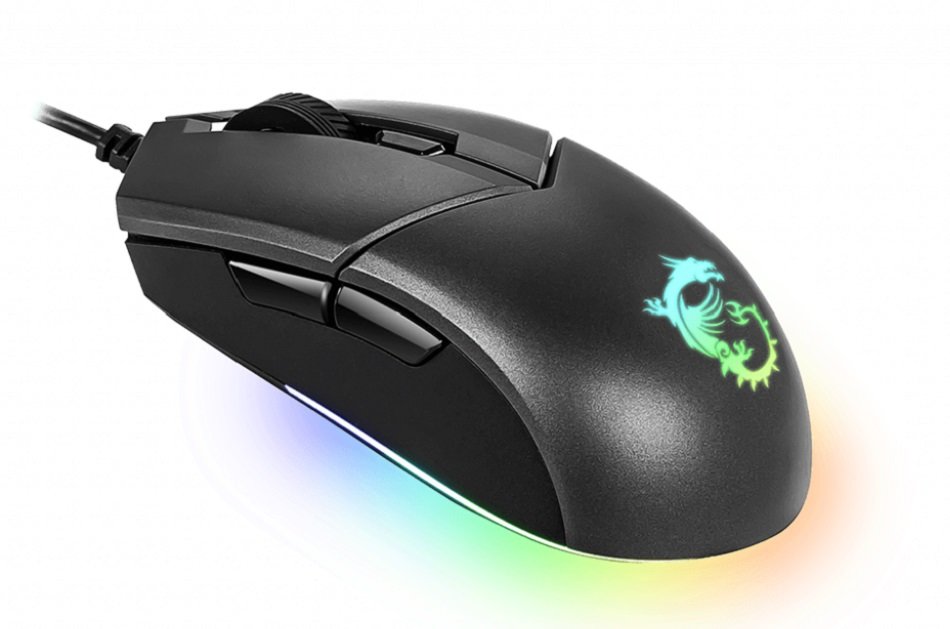 Mysz MSI Clutch GM11 aplikacja Dragon Center sterowanie oświetleniem przypiywanie funkcji