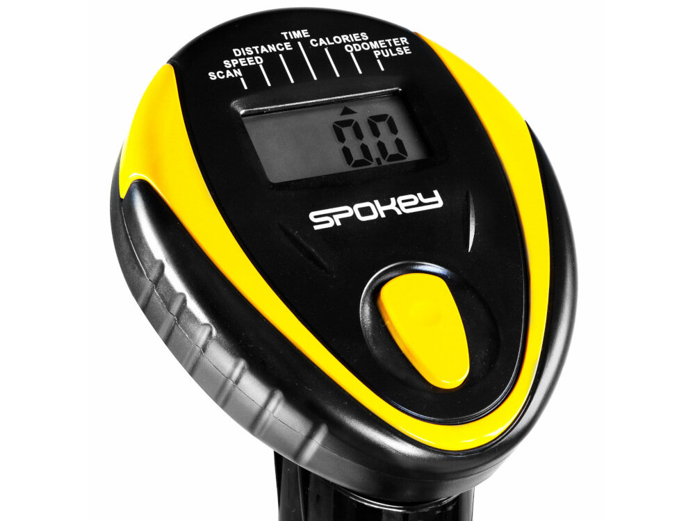 Rower magnetyczny SPOKEY Raptor intuicyjny panel sterowania zasilanie dwie baterie AAA