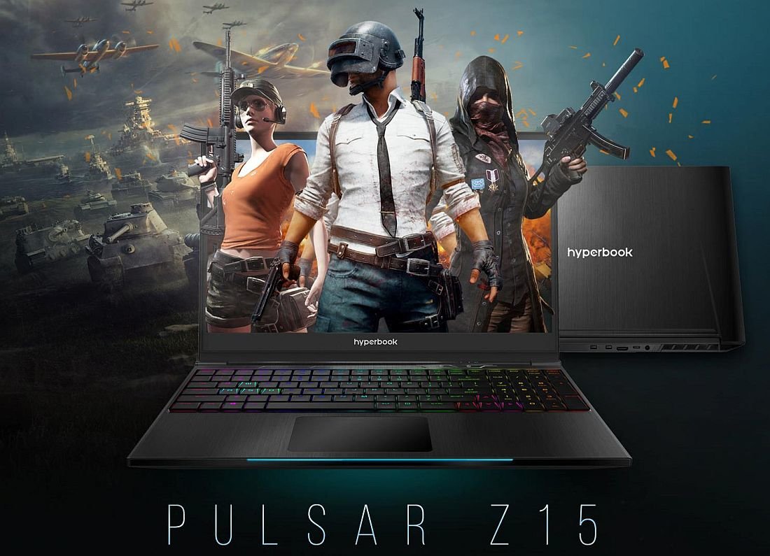 Laptop HYPERBOOK Pulsar Z15S - przełączniki