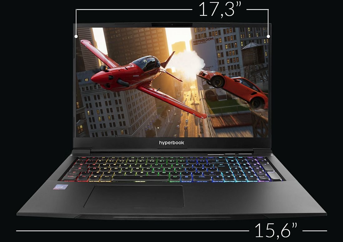 Laptop HYPERBOOK Pulsar Z17S - IPS