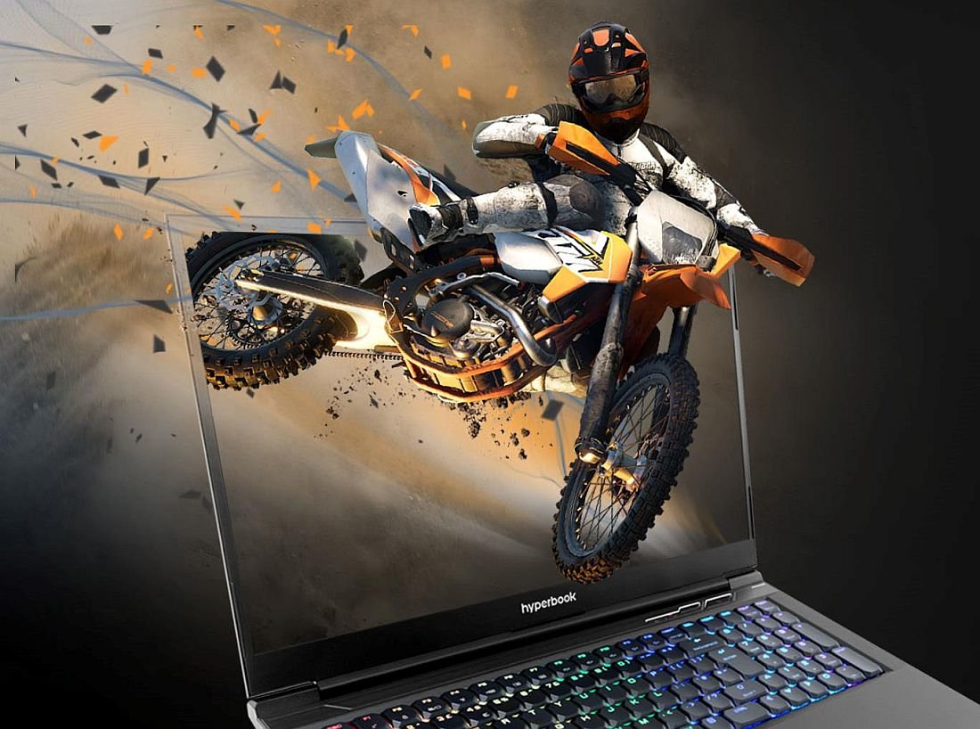 Laptop HYPERBOOK Pulsar Z17S - konstrukcja