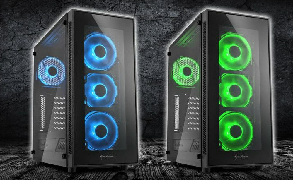 Obudowa SHARKOON TG5 Zielony - Inteligentny projekt 