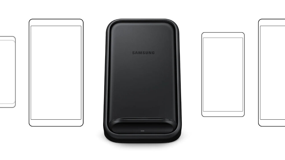 Ładowarka indukcyjna SAMSUNG EP-N5200TBEGWW Czarny wymiary