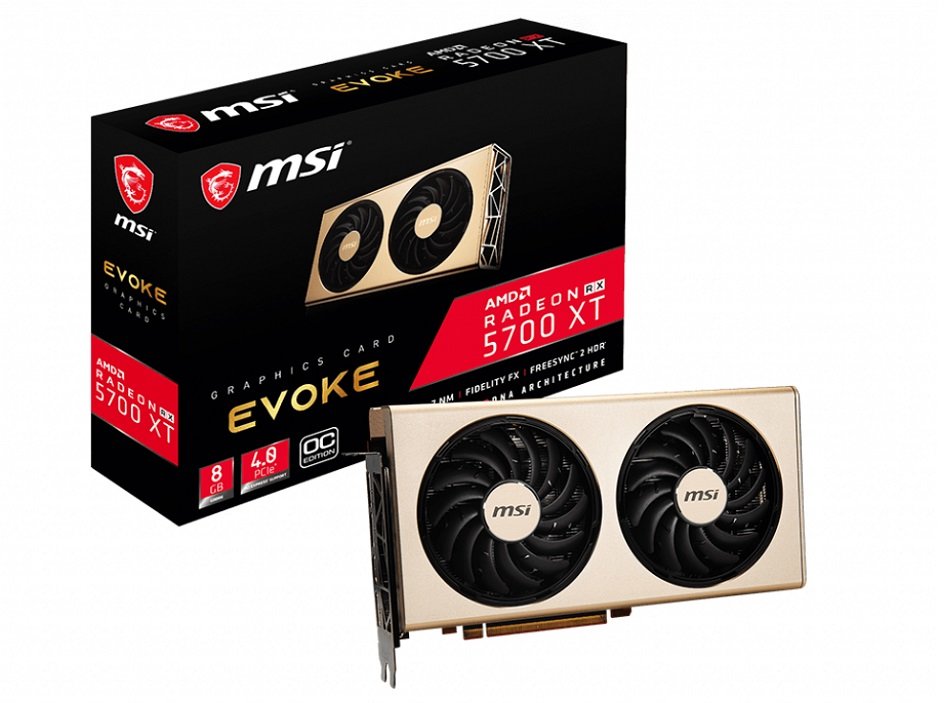 Karta graficzna MSI Radeon RX 5700 XT Evoke OC 8GB wydajność architektura RDNA