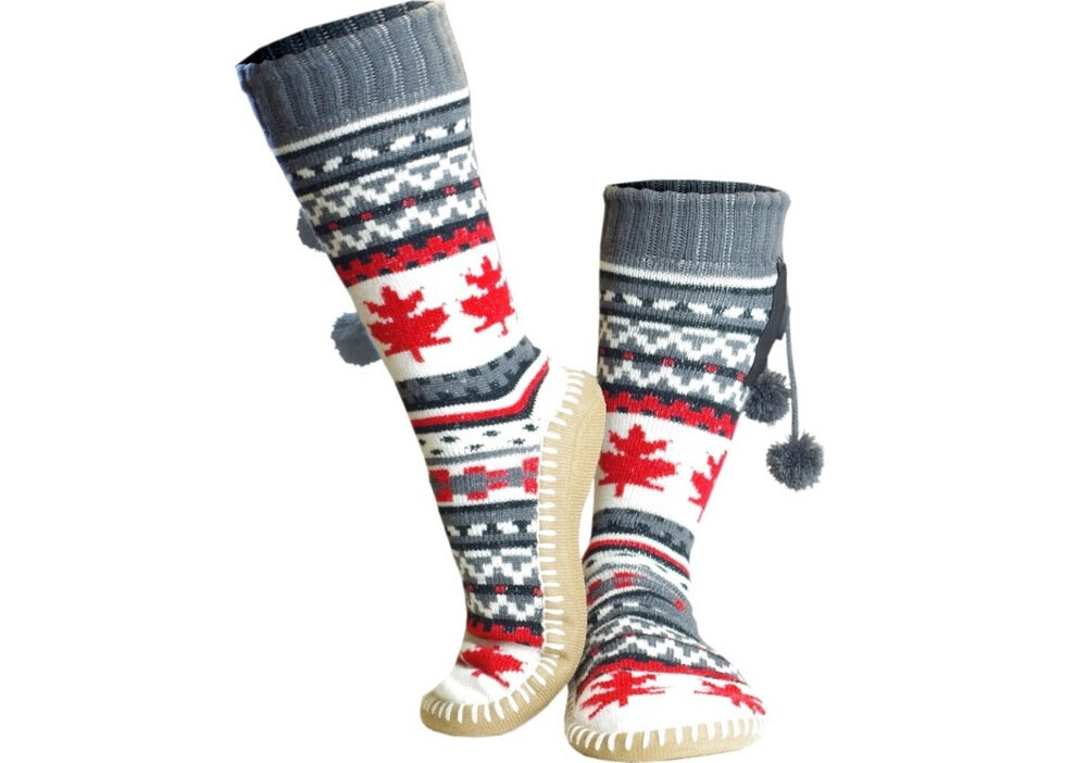 Podgrzewane kapcie GLOVII GOBM (rozmiar 37-44) Wielokolorowy relaks Włókno węglowe emisja fal podczerwonych element grzewczy