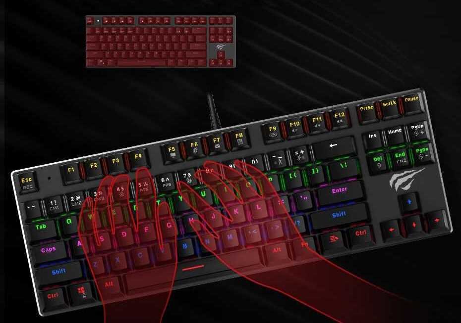 Klawiatura HAVIT GAMENOTE KB435L - Anti-ghosting