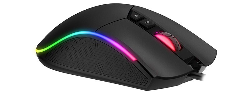 Mysz HAVIT MS1001 RGB - efektowy design komfort użytkowania ergonomia