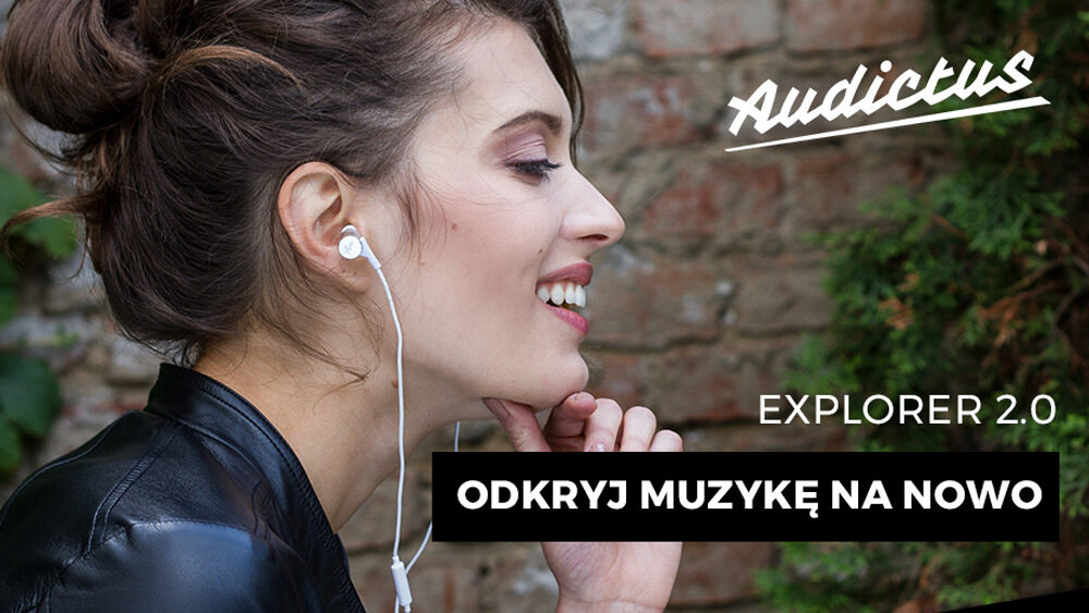 Słuchawki-Dokanałowe AUDICTUS Explorer 2.0 Bialy - Ogólny