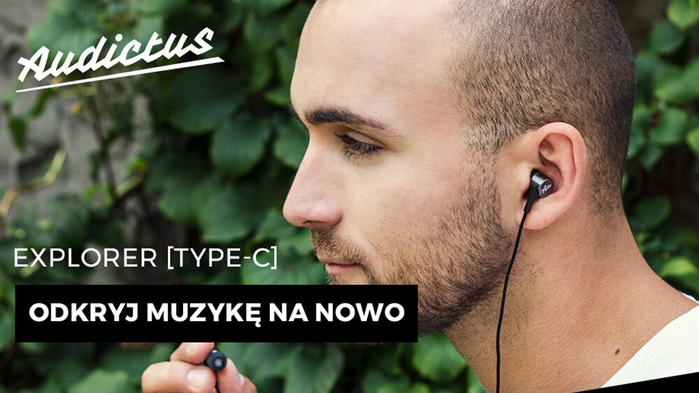 Słuchawki Dokanałowe AUDICTUS Explorer Szary - Ogólny