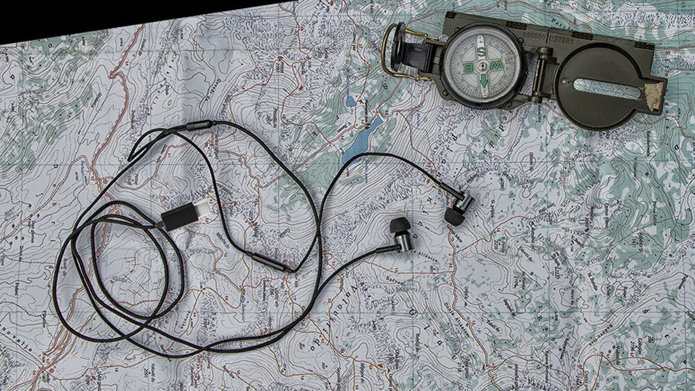 Słuchawki Dokanałowe AUDICTUS Explorer Szary - Wykonanie