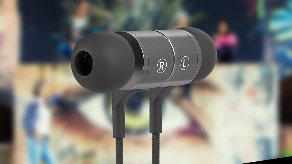 Słuchawki Dokanałowe AUDICTUS Explorer Szary - Magnesy