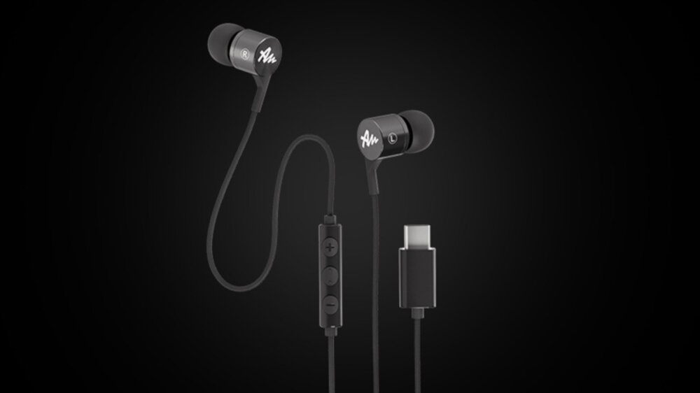 Słuchawki Dokanałowe AUDICTUS Explorer Szary - USB-C