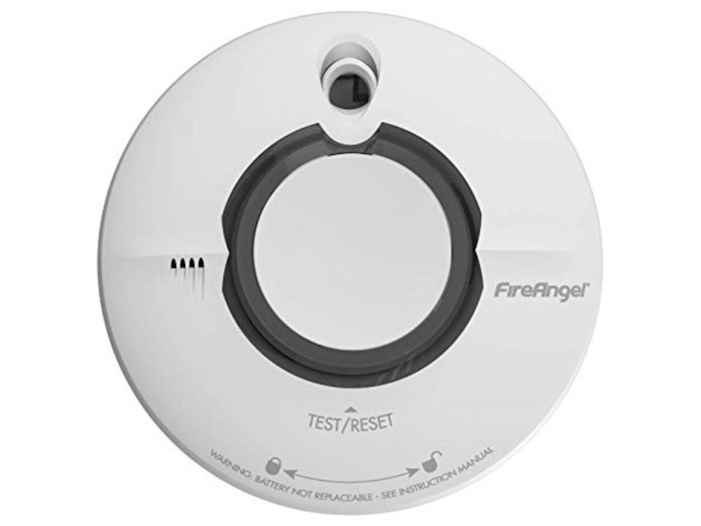 FIREANGEL ST-630-INT domach lokalach usługowych Dym suficie sypialniach salonie korytarzach optyczny sensor w technologii THERMOPTEK głośny alarm do 85 dB dymu