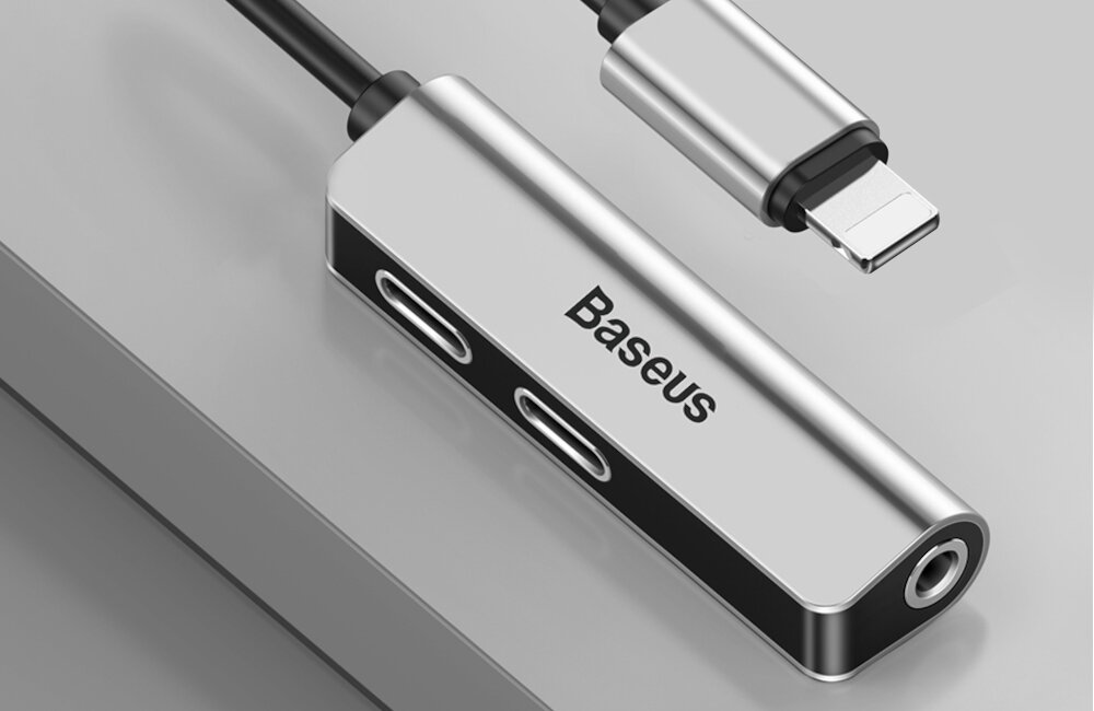 ADAPTER AUDIO BASEUS L52 (CZERWONY) funkcjonalność