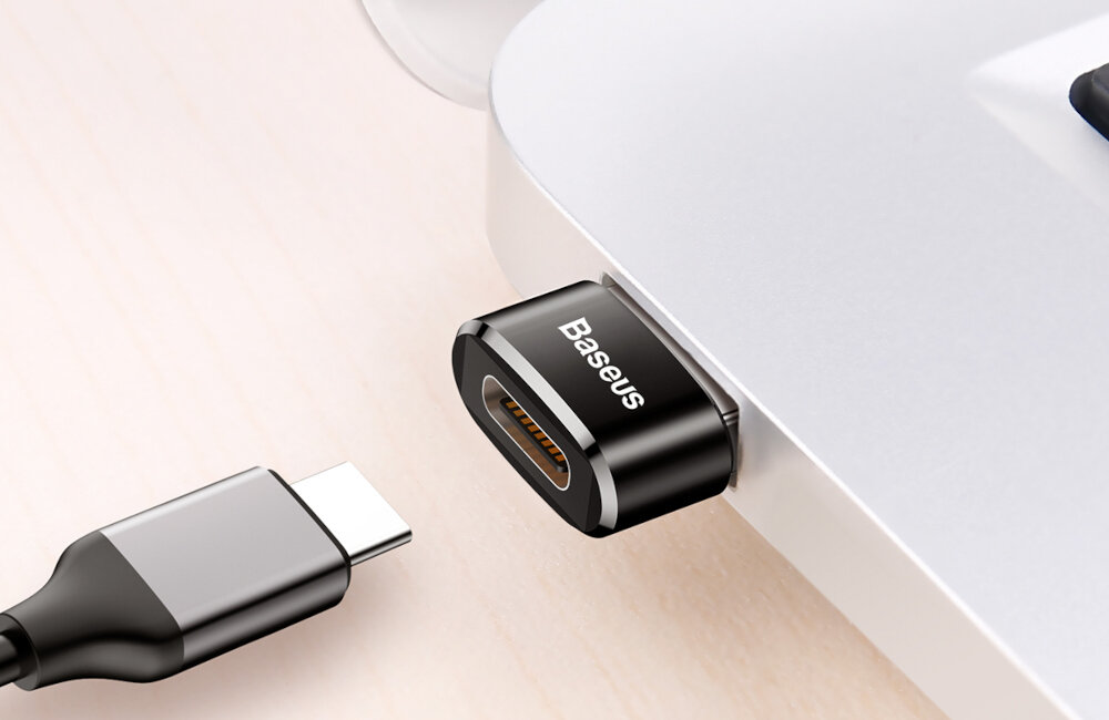 ADAPTER USB-C DO USB-A BASEUS 5A CZARNY prędkość przesyłania danych