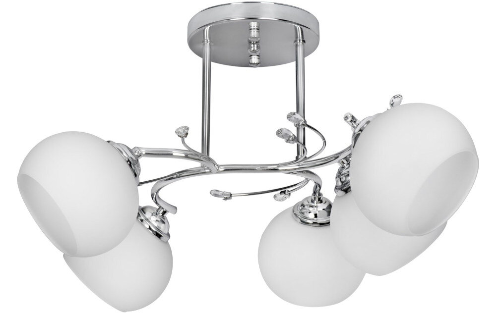 Lampa sufitowa ACTIVEJET AJE-Irma 5P zdobienia klosze mleczna biel kolor