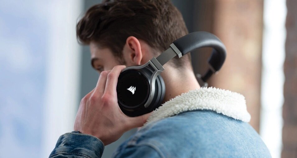 Słuchawki CORSAIR Virtuoso Wireless SE RGB komfortowe wygodne lekkie