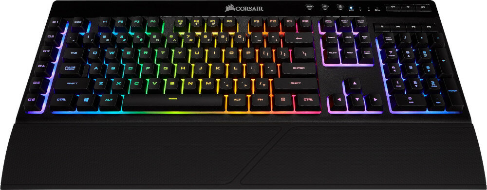 Klawiatura CORSAIR K57 RGB superszybką sygnał zasięg wygoda komfort