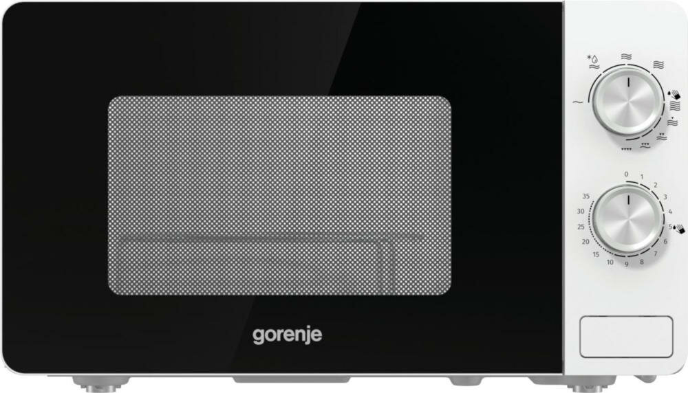 GORENJE-MO20E2W kuchenka mikrofalowa zestaw urządzenie kabel instrukcja karta gwarancyjna