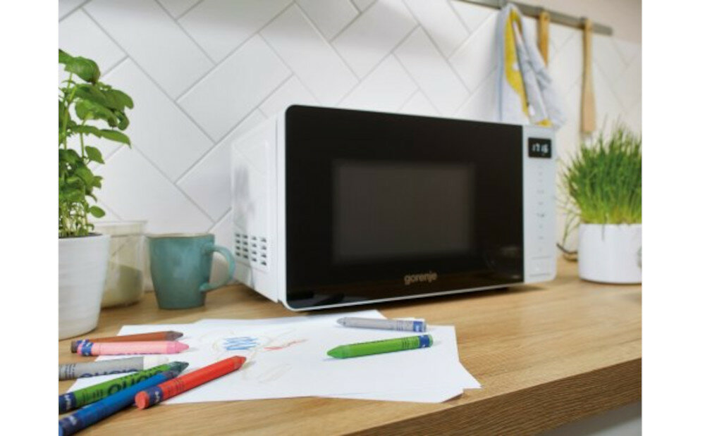 Kuchenka mikrofalowa GORENJE MO20A3X childlock blokada dzieci