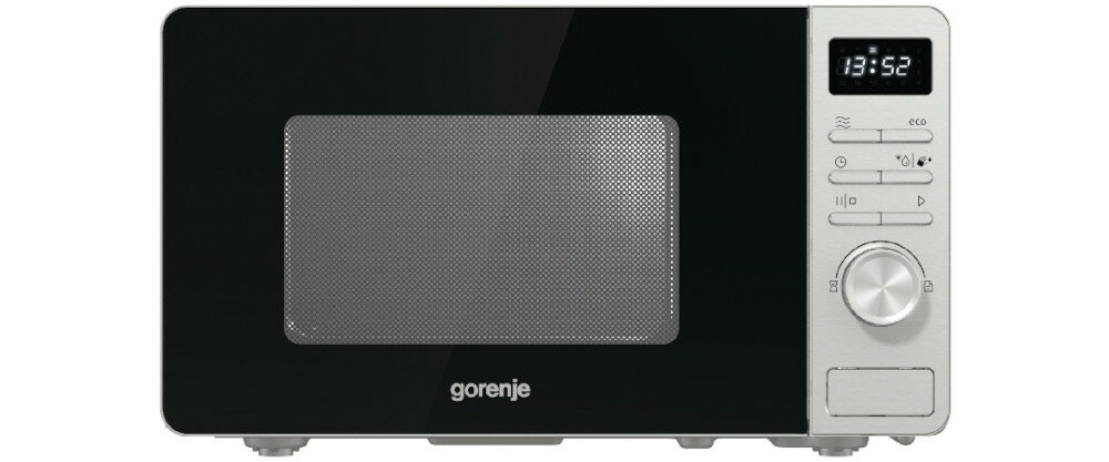 Kuchenka mikrofalowa GORENJE MO20A3X front przód ogólne wygląd
